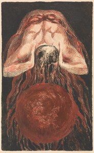 Het eerste boek van Urizen, Plaat 16 (Bentley 17) door William Blake
